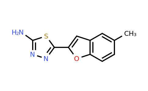 5-(5-Methyl-2-benzofuranyl)-1,3,4-thiadiazol-2-amine