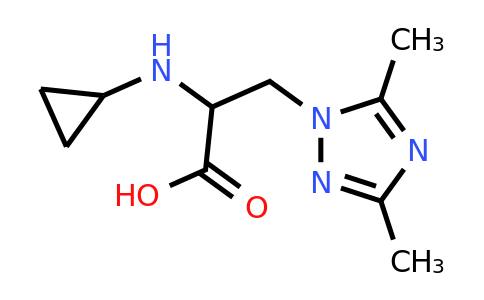 1248664-34-7 | 2-(Cyclopropylamino)-3-(3,5-dimethyl-1h-1,2,4-triazol-1-yl)propanoic acid