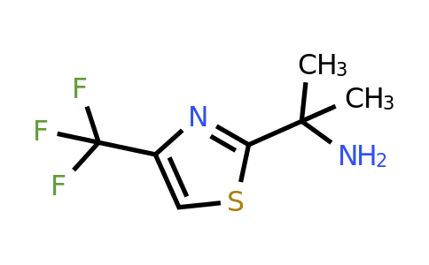 1248696-53-8 | 2-[4-(trifluoromethyl)-1,3-thiazol-2-yl]propan-2-amine