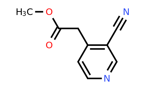 124870-33-3 | Methyl 2-(3-cyanopyridin-4-yl)acetate