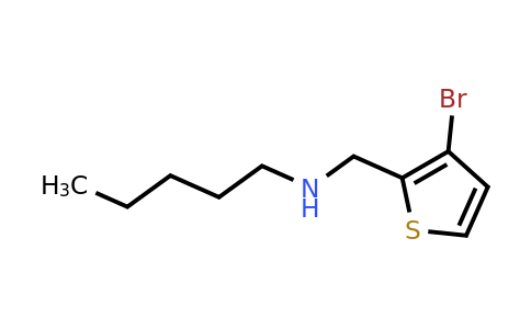 1248722-52-2 | n-((3-Bromothiophen-2-yl)methyl)pentan-1-amine