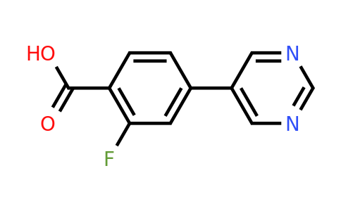 1248734-00-0 | 2-Fluoro-4-(pyrimidin-5-yl)benzoic acid