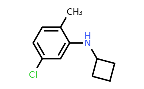 1248744-79-7 | 5-Chloro-N-cyclobutyl-2-methylaniline