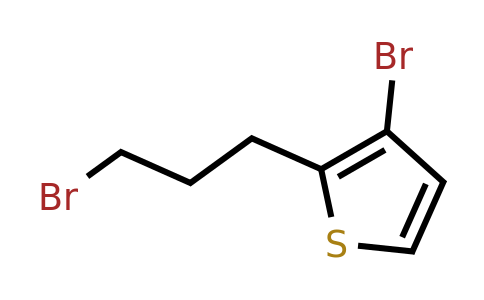 1248796-97-5 | 3-Bromo-2-(3-bromopropyl)thiophene