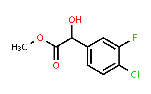 1248821-36-4 | Methyl 2-(4-chloro-3-fluorophenyl)-2-hydroxyacetate