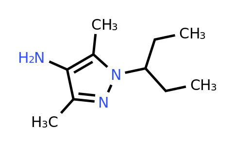 1248935-11-6 | 3,5-Dimethyl-1-(pentan-3-yl)-1h-pyrazol-4-amine