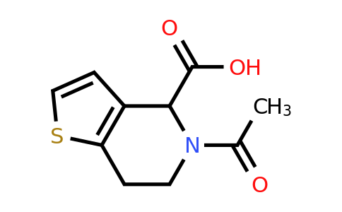 1248946-34-0 | 5-Acetyl-4,5,6,7-tetrahydrothieno[3,2-c]pyridine-4-carboxylic acid