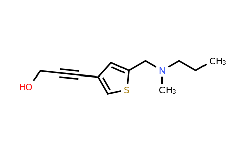 1249022-75-0 | 3-(5-((Methyl(propyl)amino)methyl)thiophen-3-yl)prop-2-yn-1-ol