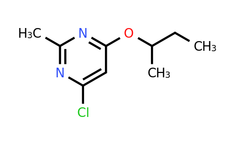 1249047-50-4 | 4-(Butan-2-yloxy)-6-chloro-2-methylpyrimidine