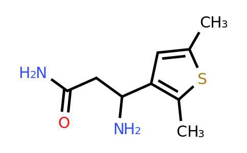 1249159-67-8 | 3-Amino-3-(2,5-dimethylthiophen-3-yl)propanamide