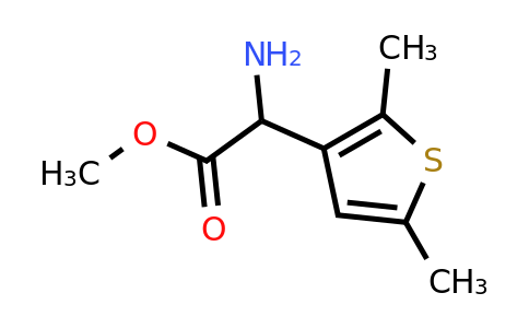 1249170-31-7 | Methyl 2-amino-2-(2,5-dimethylthiophen-3-yl)acetate