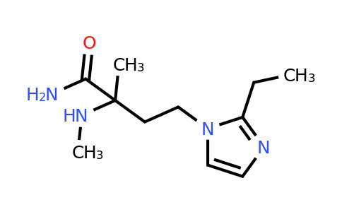 1249170-67-9 | 4-(2-Ethyl-1h-imidazol-1-yl)-2-methyl-2-(methylamino)butanamide
