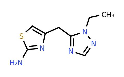 1249176-14-4 | 4-((1-Ethyl-1h-1,2,4-triazol-5-yl)methyl)thiazol-2-amine
