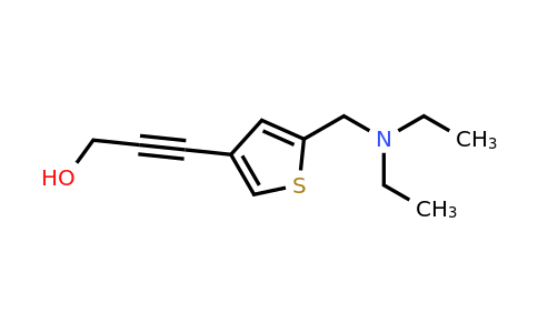 1249244-40-3 | 3-(5-((Diethylamino)methyl)thiophen-3-yl)prop-2-yn-1-ol