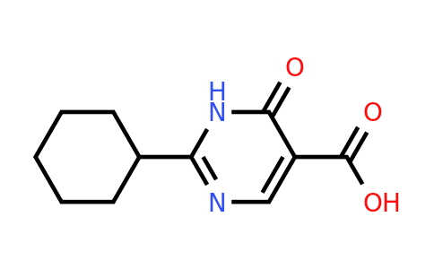 1249268-54-9 | 2-Cyclohexyl-6-oxo-1,6-dihydropyrimidine-5-carboxylic acid