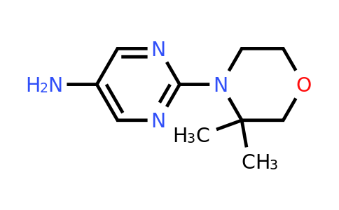 1249293-72-8 | 2-(3,3-Dimethylmorpholin-4-yl)pyrimidin-5-amine