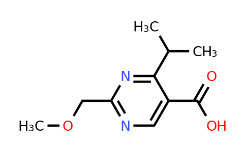 1249306-95-3 | 4-Isopropyl-2-(methoxymethyl)pyrimidine-5-carboxylic acid