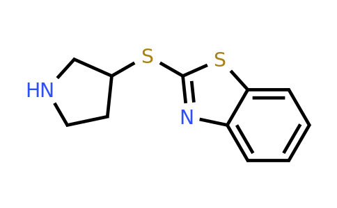 2-(Pyrrolidin-3-ylthio)benzo[d]thiazole