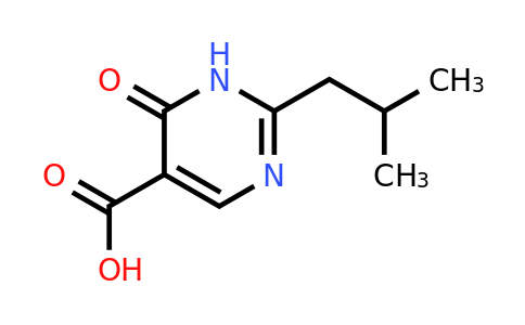 1249404-98-5 | 2-Isobutyl-6-oxo-1,6-dihydropyrimidine-5-carboxylic acid