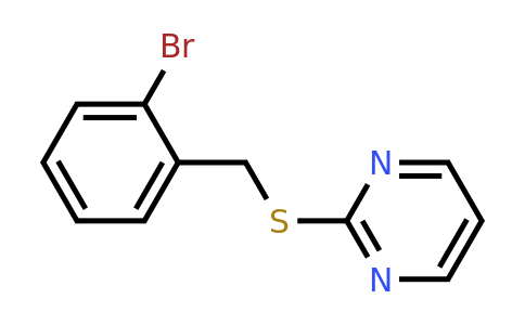 1249407-58-6 | 2-{[(2-bromophenyl)methyl]sulfanyl}pyrimidine