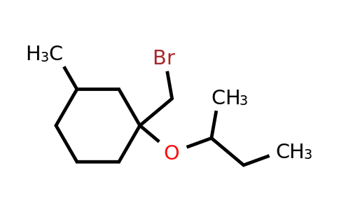 1-(Bromomethyl)-1-(sec-butoxy)-3-methylcyclohexane