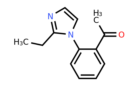 1249491-28-8 | 1-(2-(2-Ethyl-1h-imidazol-1-yl)phenyl)ethan-1-one