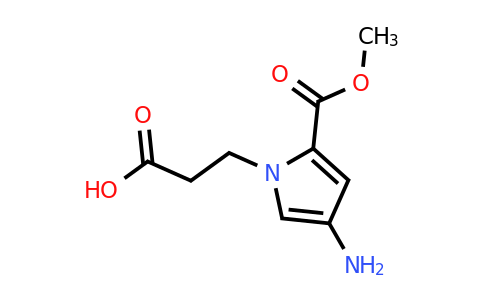 3-(4-Amino-2-(methoxycarbonyl)-1h-pyrrol-1-yl)propanoic acid