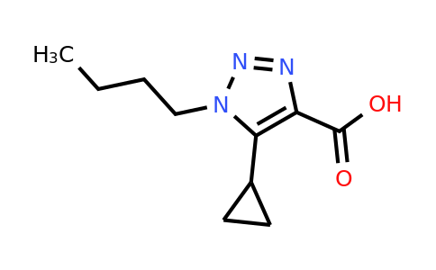 1-Butyl-5-cyclopropyl-1h-1,2,3-triazole-4-carboxylic acid