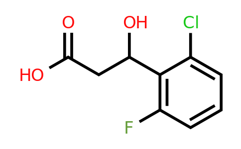 1249515-00-1 | 3-(2-Chloro-6-fluorophenyl)-3-hydroxypropanoic acid