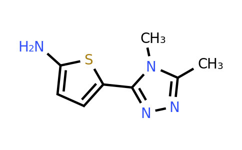 1249516-68-4 | 5-(4,5-Dimethyl-4h-1,2,4-triazol-3-yl)thiophen-2-amine