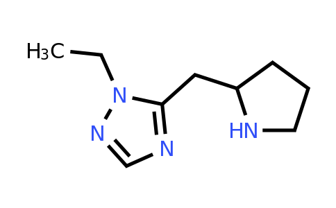 1249526-97-3 | 1-Ethyl-5-(pyrrolidin-2-ylmethyl)-1h-1,2,4-triazole