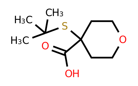 4-(Tert-butylthio)tetrahydro-2h-pyran-4-carboxylic acid