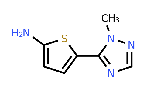 1249545-35-4 | 5-(1-Methyl-1h-1,2,4-triazol-5-yl)thiophen-2-amine