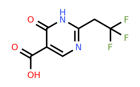 1249550-39-7 | 6-Oxo-2-(2,2,2-trifluoroethyl)-1,6-dihydropyrimidine-5-carboxylic acid