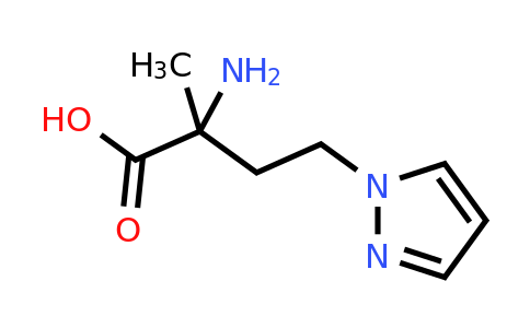 2-Amino-2-methyl-4-(1h-pyrazol-1-yl)butanoic acid
