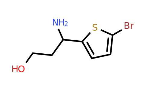 1249620-39-0 | 3-Amino-3-(5-bromothiophen-2-yl)propan-1-ol