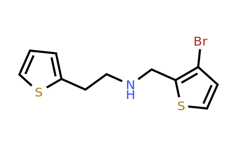 1249674-21-2 | n-((3-Bromothiophen-2-yl)methyl)-2-(thiophen-2-yl)ethan-1-amine