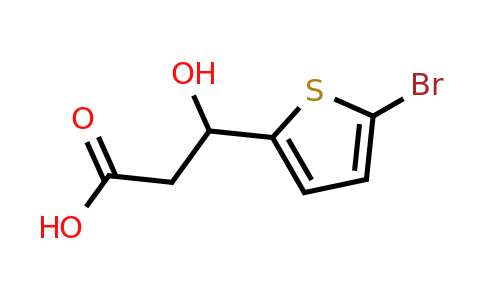 1249697-76-4 | 3-(5-Bromothiophen-2-yl)-3-hydroxypropanoic acid
