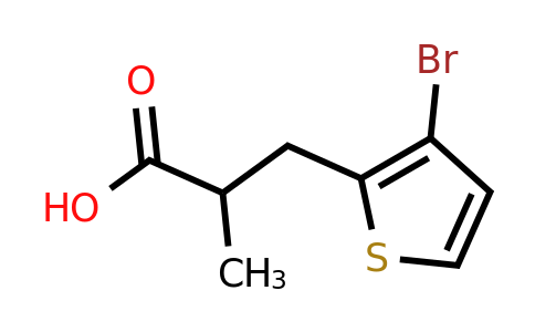 1249752-78-0 | 3-(3-Bromothiophen-2-yl)-2-methylpropanoic acid