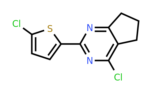 1249768-08-8 | 4-Chloro-2-(5-chlorothiophen-2-yl)-5h,6h,7h-cyclopenta[d]pyrimidine