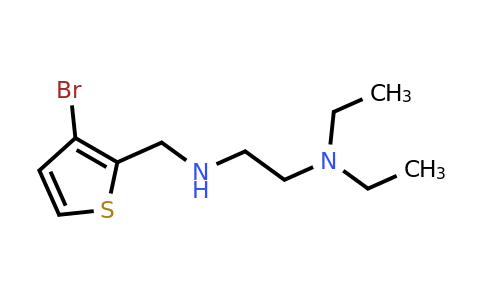 1249779-03-0 | n1-((3-Bromothiophen-2-yl)methyl)-n2,n2-diethylethane-1,2-diamine