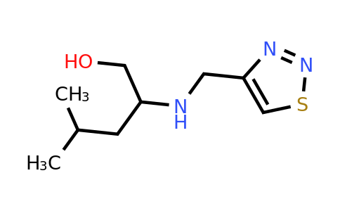 1249798-49-9 | 2-(((1,2,3-Thiadiazol-4-yl)methyl)amino)-4-methylpentan-1-ol