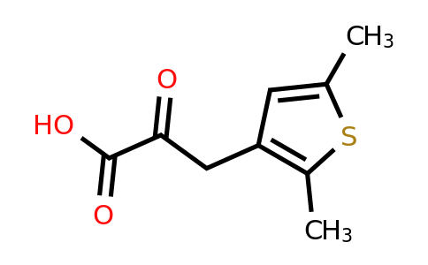 1249836-25-6 | 3-(2,5-Dimethylthiophen-3-yl)-2-oxopropanoic acid
