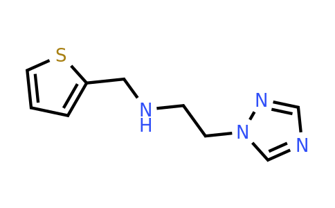 1249838-06-9 | n-(Thiophen-2-ylmethyl)-2-(1h-1,2,4-triazol-1-yl)ethan-1-amine