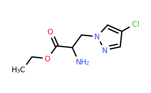 1249844-81-2 | Ethyl 2-amino-3-(4-chloro-1h-pyrazol-1-yl)propanoate