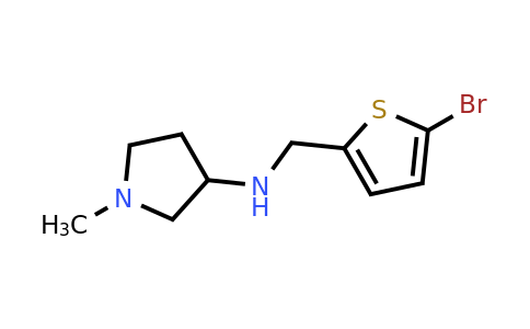 1249915-14-7 | n-((5-Bromothiophen-2-yl)methyl)-1-methylpyrrolidin-3-amine