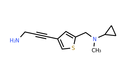 1249916-41-3 | n-((4-(3-Aminoprop-1-yn-1-yl)thiophen-2-yl)methyl)-N-methylcyclopropanamine