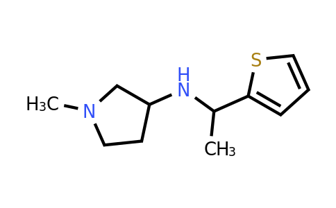 1250000-88-4 | 1-Methyl-N-(1-(thiophen-2-yl)ethyl)pyrrolidin-3-amine