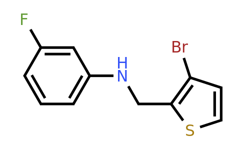 1250029-31-2 | n-((3-Bromothiophen-2-yl)methyl)-3-fluoroaniline