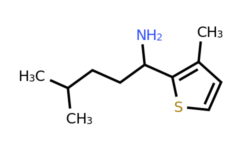 1250087-17-2 | 4-Methyl-1-(3-methylthiophen-2-yl)pentan-1-amine